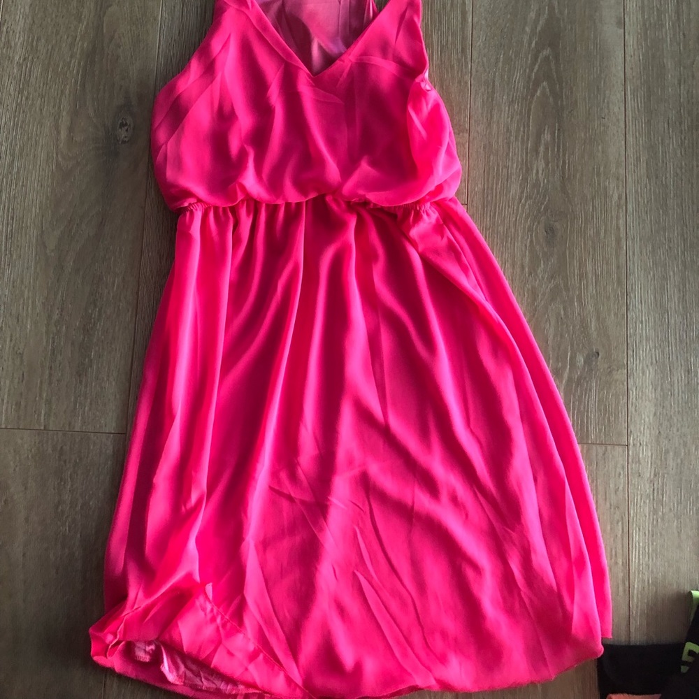 Vibrant pink dress